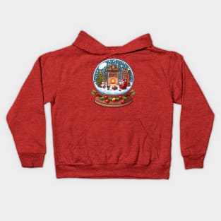 Snow Globe Christmas Kids Hoodie